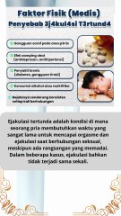 Apa itu ejakulasi tertunda faktor penyebab dan bahaya nya