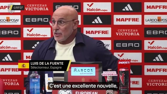 De La Fuente : Nous avons les meilleurs joueurs du monde