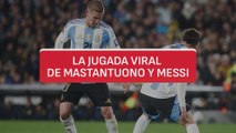 La jugada viral de Mastantuono con Messi que califican de 