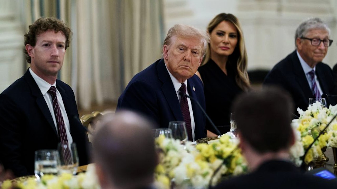 El exclusivo encuentro de Trump con Bill Gates, Tim Cook y Mark Zuckerberg en la Casa Blanca