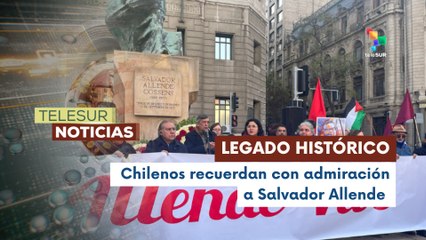 Conmemoran 55 años de la elección de Salvador Allende como Presidente de Chile