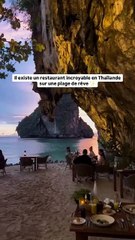 Quand le restaurant de ton hôtel donne sur cette plage paradisiaque 🤩
