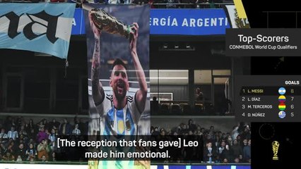 'Emotional' Messi reception was beautiful - Scaloni