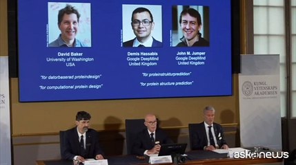 Nobel per la Chimica 2024 a David Baker, Demis Hassabis e John Jumper