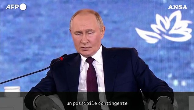 Putin: Qualsiasi truppa NATO in Ucraina obiettivo legittimo dell'esercito russo