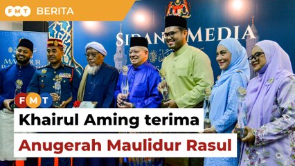 Khairul Aming, Angeline Tan terima Anugerah Maulidur Rasul