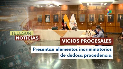 Expertos en Ecuador denuncian "persecución política" en audiencia del caso Villavicencio
