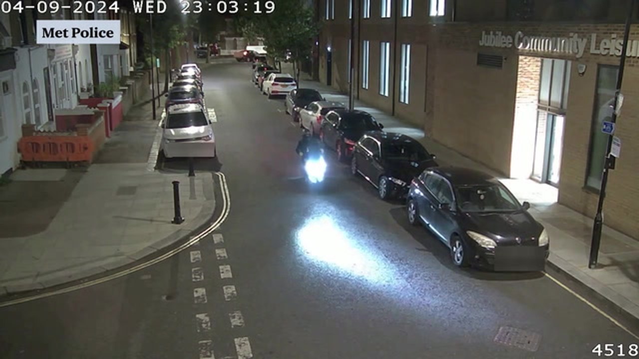 Footage of a gunman who killed Tikquaan Stephenson-Walters