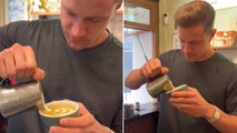 Ter Stegen vuelve a presumir de su otro gran talento: un barista de lujo