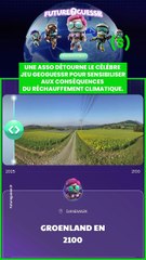 À quoi ressemblerait le monde avec +2,8°C ? Le jeu en ligne futureguessr.fr créé par @artefact_300