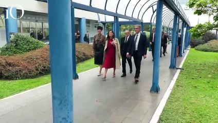 Letizia di Spagna, il potere simbolico del rosso e l'omaggio alla moda italiana in trasferta a Milano