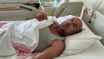 Ayı saldırısına uğradı: Canını ağaca tırmanarak kurtardı