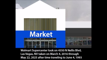 how Walmart Supercenter on 4350 N Nellis Blvd, Las Vegas, NV will look like when time travel gets invented