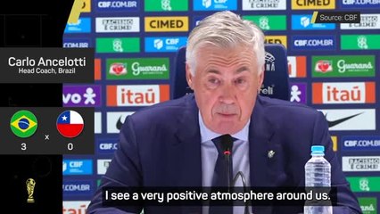 Ancelotti praises 'motivated' Brazil players after impressive Chile win