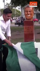 Un mojón con el rostro de Percy Fernández será el nuevo símbolo en la Plaza del Estudiante