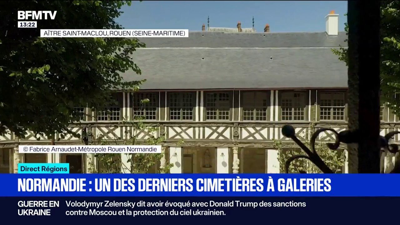 L'aître de Saint-Maclou de Rouen est l'un des derniers cimetières à galeries de France