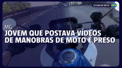 Jovem que postava vídeos “fazendo grau” é preso por direção perigosa