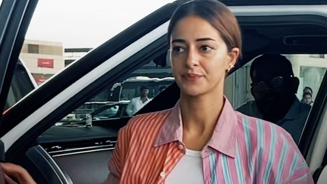 Casual Look में एयरपोर्ट पर स्पॉट हुईं Ananya Panday!