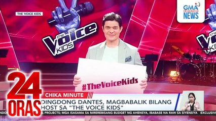 Dingdong Dantes, magbabalik bilang host sa "The Voice Kids" | 24 Oras