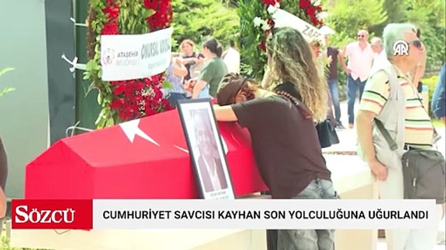 İstanbul'da bıçaklı saldırıda ölen Cumhuriyet Savcısı Kayhan son yolculuğuna uğurlandı