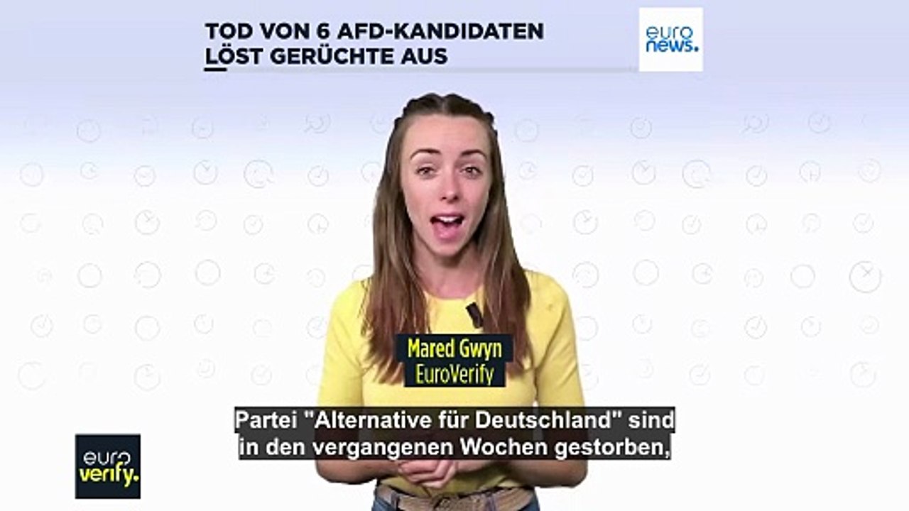 Tod von 7 AfD-Kandidaten vor NRW-Wahl löst Verschwörungstheorien aus