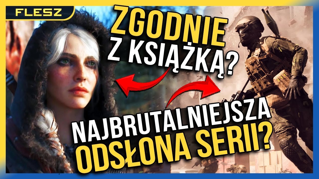 Wiedźmin 4 nie zignoruje nowej książki Sapkowskiego! Battlefield 6 będzie drastyczny? - FLESZ