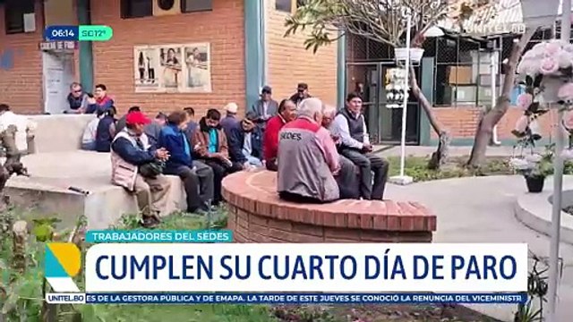 Trabajadores del Sedes cumplen cuarto día de paro en rechazo al recorte de sus bonos viáticos