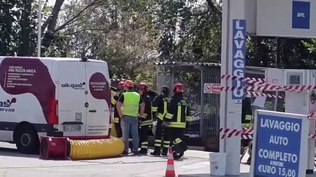 Colturano: esplosione al benzinaio IP, due feriti gravi