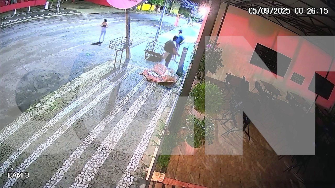 Indivíduos disfarçados de catadores de recicláveis são flagrados furtando em Cascavel