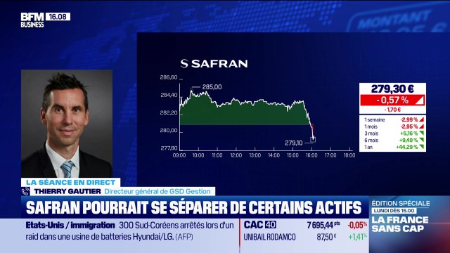 Safran envisage de céder un pan de son activité dans les avions selon le FT - 05/09