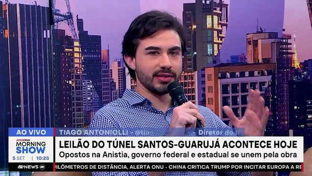 B3 recebe LEILÃO HISTÓRICO do Túnel Santos-Guarujá