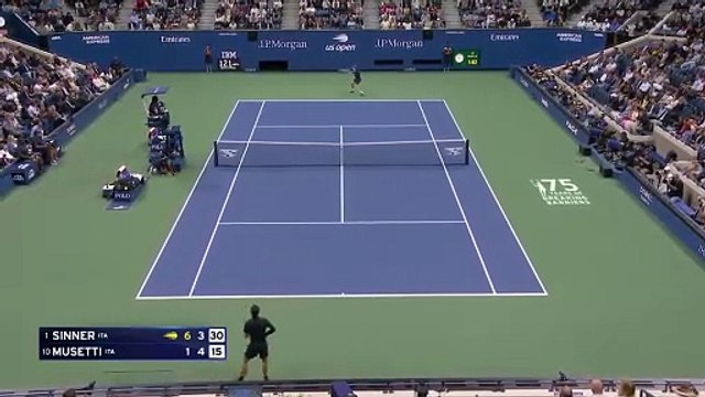 Jannik Sinner vs Lorenzo Musetti | Resumen | 2025 US Open