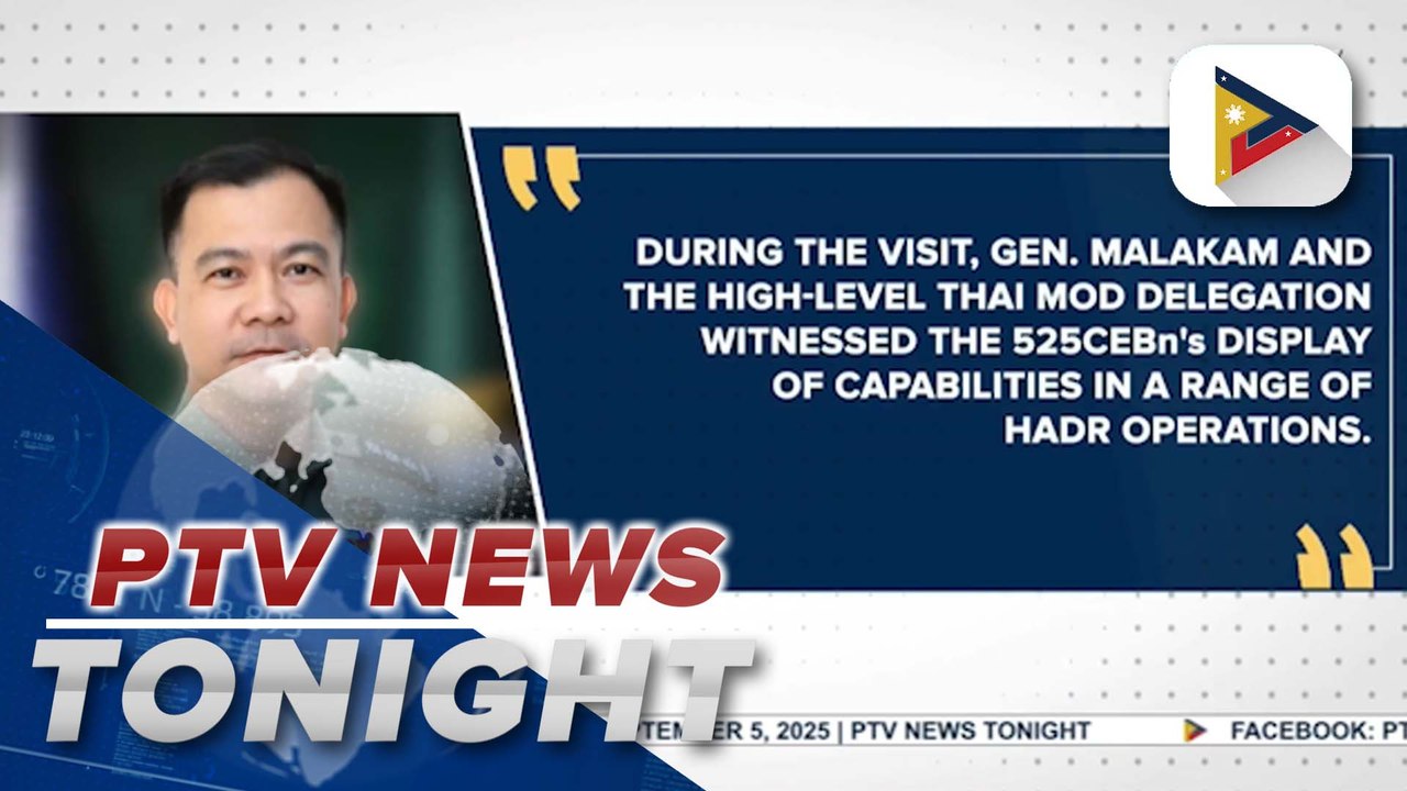 PH Army showcases disaster response skills to Thai defense officials