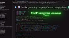 Find Programming Language Trends Using Python