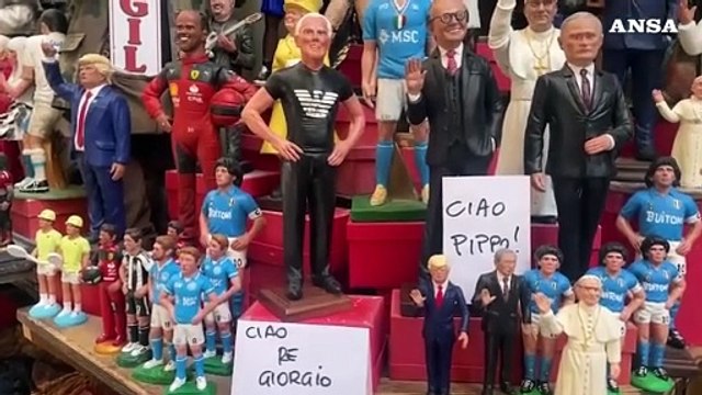 Napoli, il saluto a Re Giorgio dalle botteghe di S. Gregorio Armeno