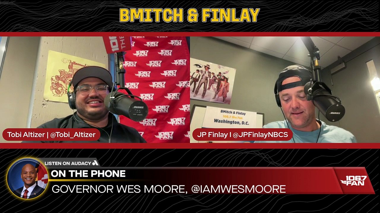 Governor Wes Moore Predicts Giants vs. Commanders I BMitch & Finlay