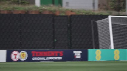 Scotland training ahead of Denmark world cup qualifier