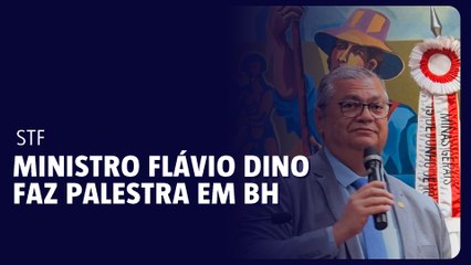 Ministro Flávio Dino faz palestra em BH e fala sobre julgamento de Bolsonaro