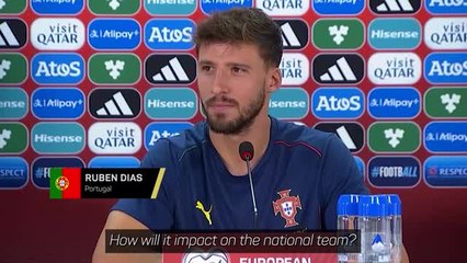 'You got my answer' - Ruben Dias unhappy with journalist's question