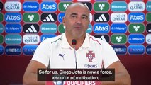 Jota is 'a source of motivation' for Portugal – Martinez