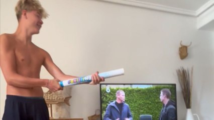 Family accidentally uses powder cannon instead of confetti at mom's birthday