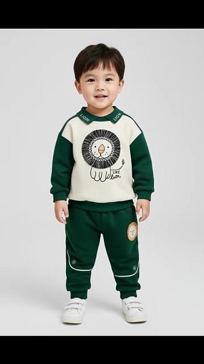 Setelan Anak Sweater + Celana Jogger Motif Singa | Baju Anak Laki & Perempuan 1-5 Tahun Terlaris #SetelanAnak #BajuAna
