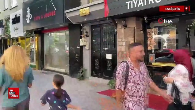 Eskişehir’de kadın 4 dükkanın önündeki dekorasyon malzemelerini çaldı
