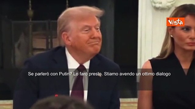 Trump: Se parlerò con Putin? Lo farò presto. Stiamo avendo un ottimo dialogo
