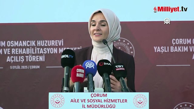 Aile ve Sosyal Hizmetler Bakanı Göktaş, Çorum'da ziyaretlerde bulundu