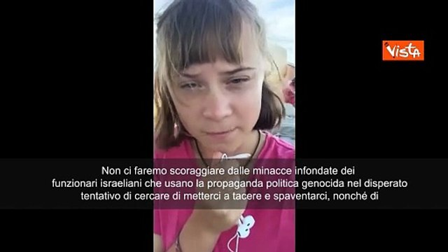Global Flotilla, Greta Thunberg: Minacce della propaganda genocida israeliana non ci fermeranno