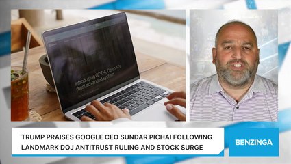 Trump Praises Google CEO Sundar Pichai Following Landmark DOJ Antitrust Ruling And Stock Surge