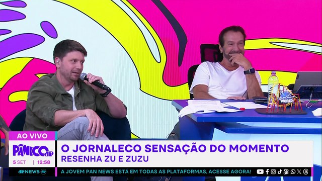 RESENHA ZU E ZUZU: MORAES X TAGLIAFERRO, BOLSONARO X STF, MARINHO E GALVÃO X GLOBO: SEXTOU EM PÂNICO