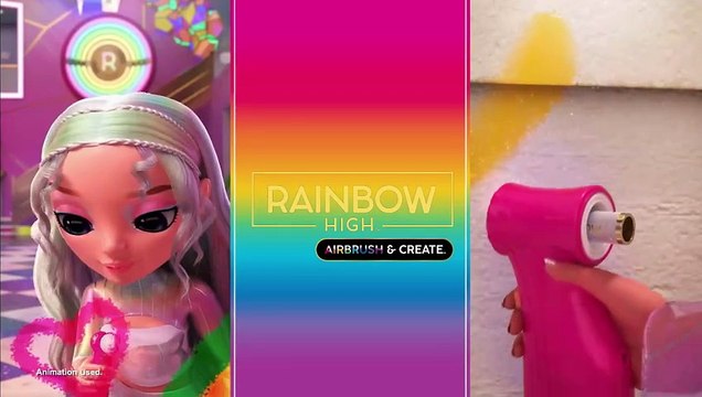 Rainbow High Airbrush & Create Fashion Dolls Commercial! (15 Sec.)