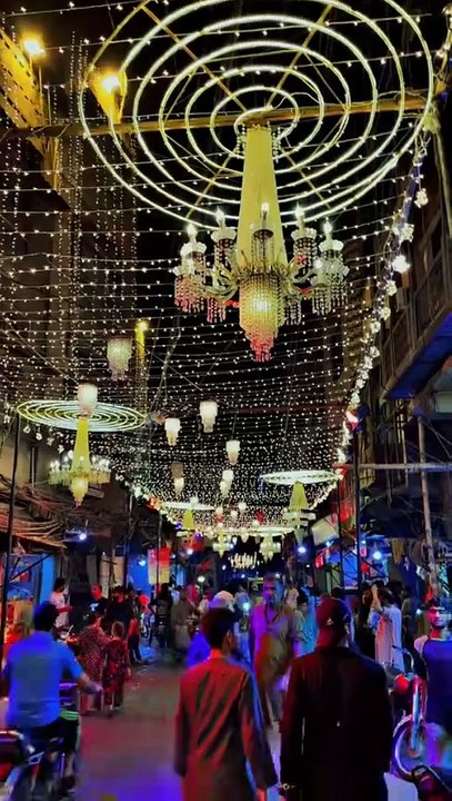 Preparation for Grand Celebration of 12 Rabi ul Awal at Bhati Gate Lahore|Eid Miladan Nabi Celebrate